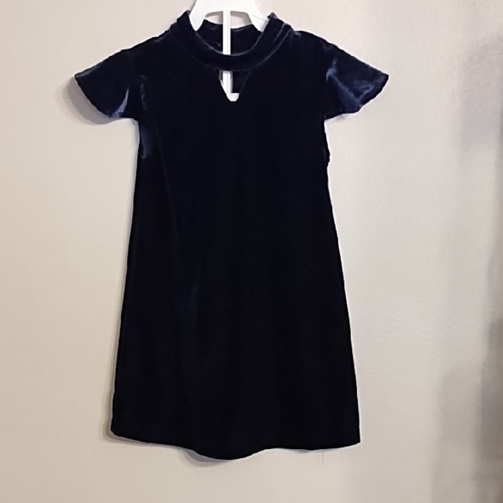 The Children's Place Blue A-Line Flutter Sleeve Dress